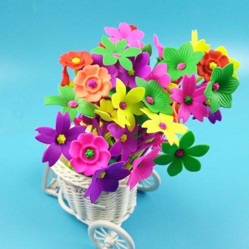 30PCS Back to School Gel Pen Flowers Party Favor Kids Happy Birthday Party Supply Gift Girl Boy Souvenirs Baby Shower Decoration