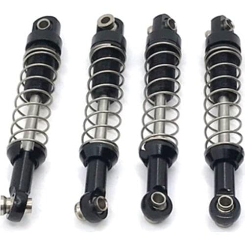 4PCS Shock Absorber with Extender Hard Kits for WPL C14 C24 C34 C44 for MN D90 D91 MN45 MN96 MN99 RC Car Parts