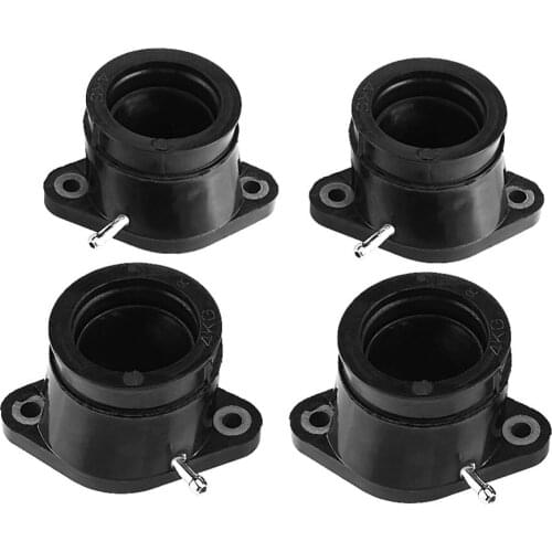 4PCS/Set Motorcycle Carb Intake Carburetor Interface Adapters For Yamaha XJR1200 1995-1999 XJR1300 1998-2001