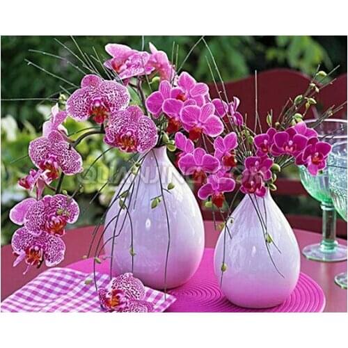 A13678 11CT/14CT/18CT/25CT/28CT oil street patterns Counted Cross Stitch DIY Cross Stitch Kits Embroidery Needlework Sets