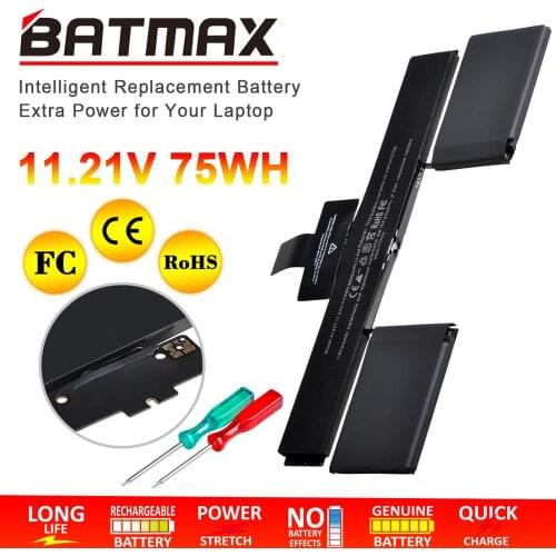 11.21V 74Wh A1437 Laptop Battery for Apple MacBook Pro 13" 13.3" Retina A1425 Late A1437