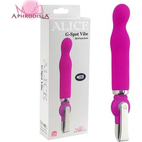APHRODISIA 20 Speeds G Spot Vibrator Waterproof Oral Clit Adult Vibrators Massager Sex Toys for Women 100% High Quality