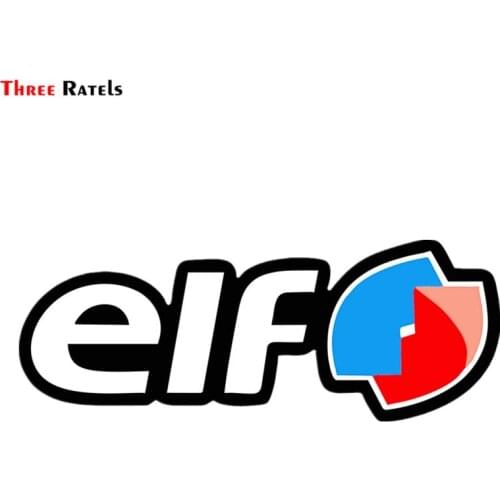 Three Ratels FC496 Car Styling Waterproof Elf Huile Race Voiture For Renault Auto Moto Stickers Sport Car Decal