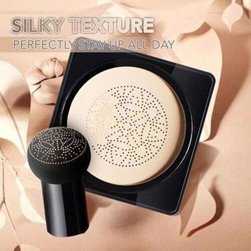 BB Cream Air Cushion Face Foundation Mushroom Head Concealer Whitening Base Makeup Cosmetic Waterproof Brighten 2021 New