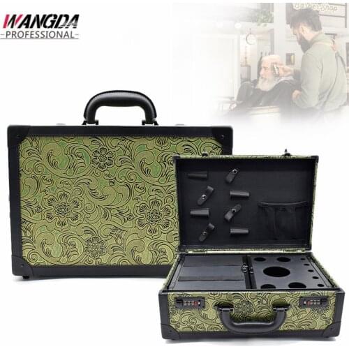 Professional Password Metal Box Barber Tool Box Salon Hairdressing Accessories Atorage Case Carrying Suitcase Tool Travel Case