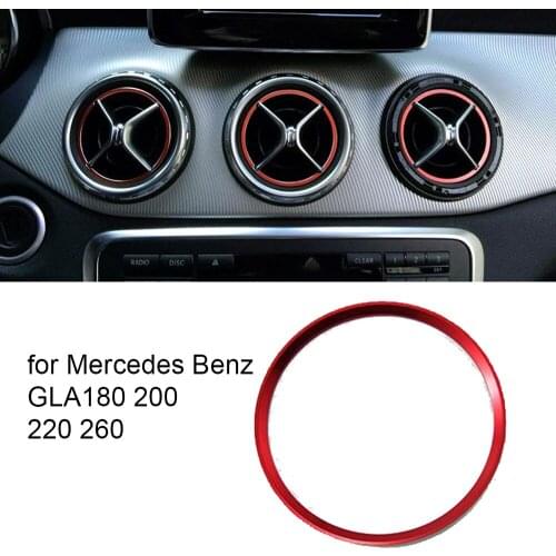Hot sell Car Air conditioning knobs decorative circle for M-ercedes-Benz GLA180 200 220 260