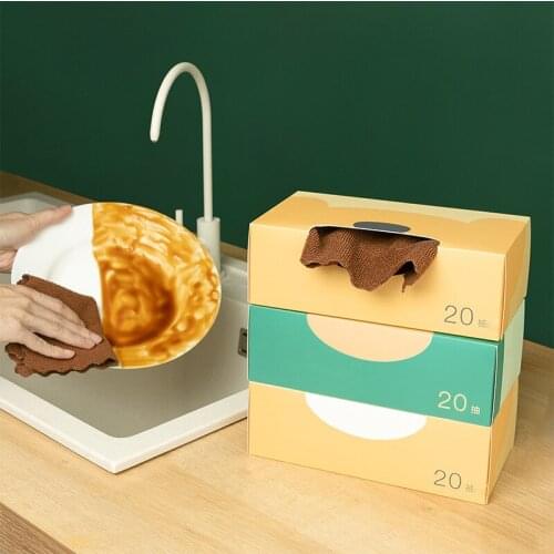 Kitchen Extraction Cloth Household dish Towel Degreasing Is Not Easy to Shed to Clean a Table Dish Domestic Cleaning Cloth