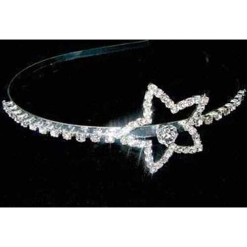 Hot Sale Women Rhinestone Headband Hair Ornaments Lady Tiara Hair Hoop Accessories Women Bijouterie Wedding Crown Hair Band