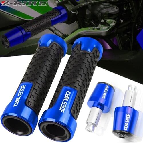 Motorcycle Handlebar Hand Grips Ends Handle Bar Grip End Cap Plug For HONDA CBR650F CB650F CBR650 CB CBR 650 650F 2014 2015 2016