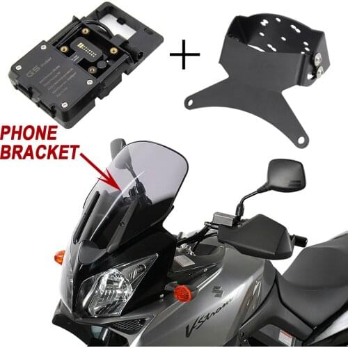 NEW Motorcycle For SUZUKI V-strom 650 1000 DL 1000 650 Vstrom Bracket Mount Smartphone GPS Holder Navigation Bracket