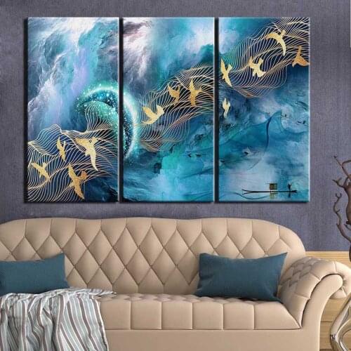 Prints Art Wall Canvas Painting Modern Prints Abstract cloud Posters Pictures Wall Decoration