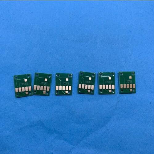 YOTAT 6 Color PGI-170 CLI-171 PGI170 Permanent chip PGI-170XL for Canon PIXMA MG7710