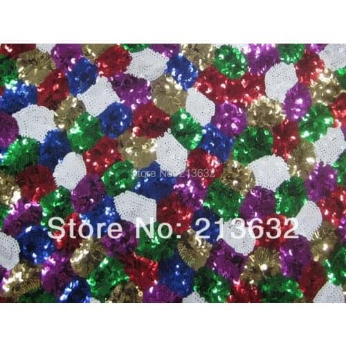 POz101 textile 3mm red, blue, white, green, golden pearl sequins embroidery, explosion models supply colorful beads