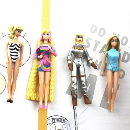 Pvc figure Simulation model toy vintage girl doll 4pcs/set