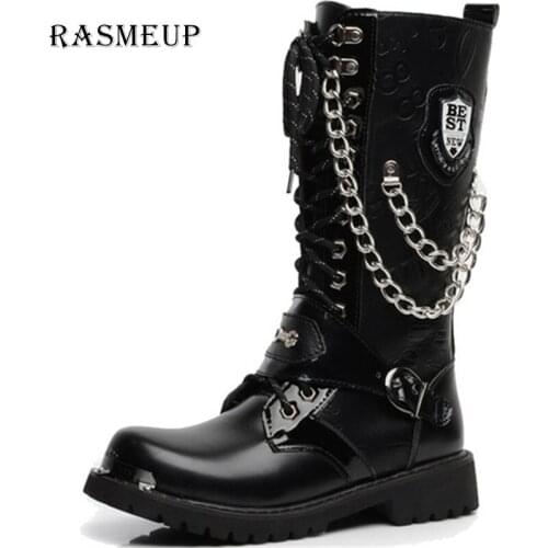 Мужские мотоботы RASMEUP China At AliExpress