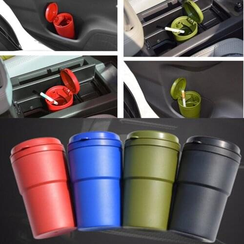Multi-Colored Car Ashtray High Temperature Auto Ashtray Cup Holder Creative Ashtray for Automobiles Decoration Supplies