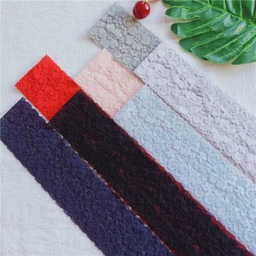 Rose-Type 6CM Color Elastic Soft Mesh Spandex Lace Underwear Decoration S1103 10-6