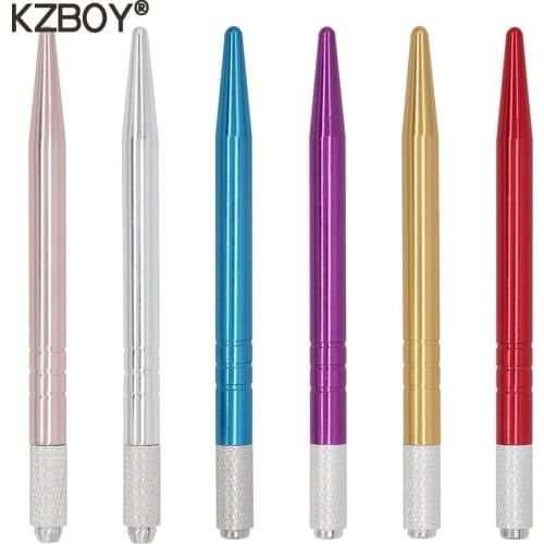 KZBOY 10PCS Hot Sale Microblading Handles Tool Pen Single Sided Individual Package for to Eyebrow Tattoo
