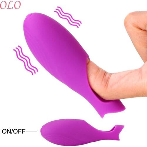 OLO Vibrating Massager Sex Products G-spot Clitoris Stimulator Adult Sex Toys for Women Vagina Stimulation Mini Finger Vibrator