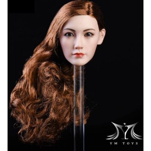 1/6 YMT22 Female Head Asian Girl Head Doll Wei for PH Pale Color Body Figures