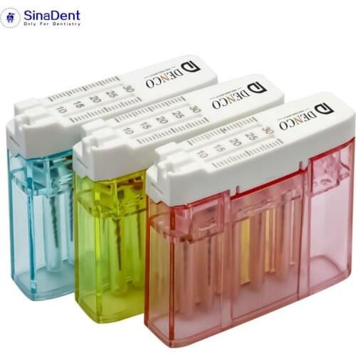1Pack Dental Endo Files Sterilization Box Without Files Multi Function Box Autoclavable Measurement Dental File Organizer