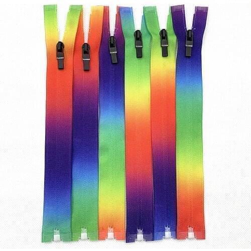 2/5/10pcs 3# Open End 50Cm (20 Inch) Colorful Nylon Zipper, Tailoring,Sewing Craft