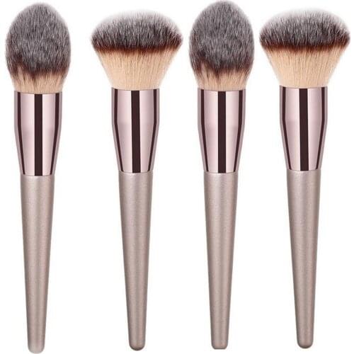 4PCS Luxurious Makeup Brush Sets Wooden Foundation Cosmetic Eyebrow Eyeshadow Brush Make Up Brush Tools brochas maquillaje