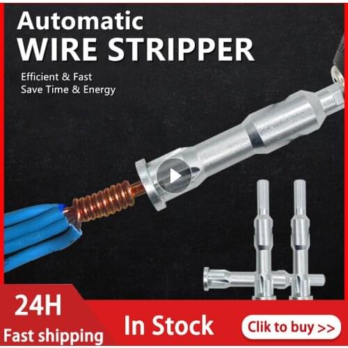 Electrician General Cable Peeling Automatic Wire Stripper Twisted Wire Tool Quick Stripper Line Twisting Connector Wire Stripper