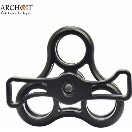 Mount Bracket holder Ball Clamp 3 Hole Underwater Camera Arm System Rig Tray Diving For D32VR D11VR D34VR archon z11