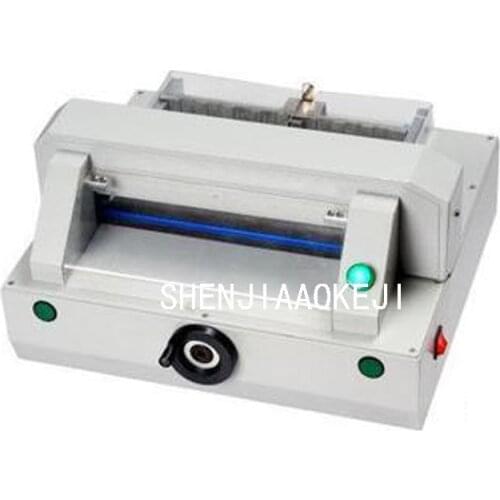 Electric paper Cutter HD-QZ320 Small mesa type electric cutting machine security Cutting paper 220V 120W
