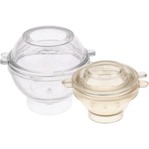 2pcs Round Sphere Ball Shape Candle Mould Soap Mold for Candle Making Craft DIY