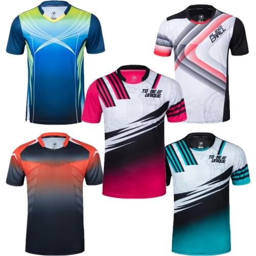 New 2021 men women Tenis Tshirt, Quick-dry Breathable Tennis shirt kits, Training tennis team T-shirt,Badminton shirt clothes