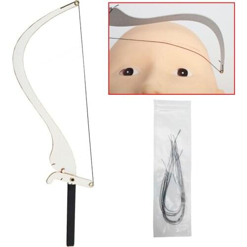 Microblading Mapping Tool Eyebrow Mapper Line Marker Eyebrow Tattoo Measuring Ruler Permanent Makeup Brows Positioning Silver