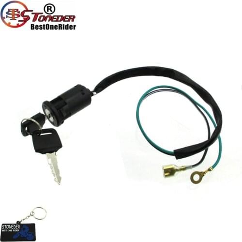 STONEDER 2 Wire Ignition Key Switch For Mini Dirt Pocket Bike Kids ATV Quad Go Kart Cart Moto