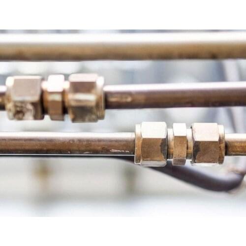 Brass Compression Fitting Straight Union Connector Equal *3/16"OD OD 3/16" M8I2