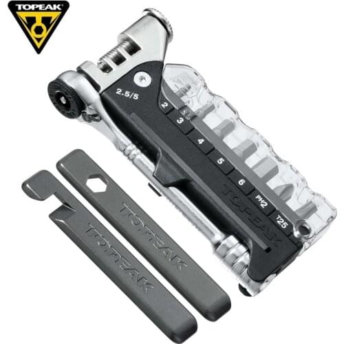 Topeak TT2520 Ratchet Rocket Bicycle Wrench 15 in 1 Tool Kits Cycling Repair MTB Maintenace Tools Portable Bike Multi Tool Set