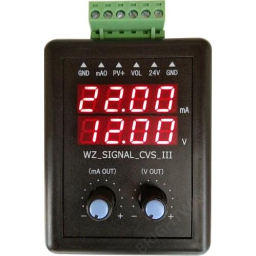 Original Adjustable DC 24V 0-5V 0-10V Signal Generator 0-20mA 4-20mA Constant Current Source Calibration Meter
