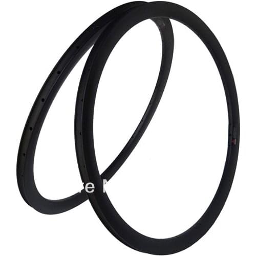 Full carbon Road bike clincher wheel Rim 38mm for disc brake ( 28 , 28 holes )