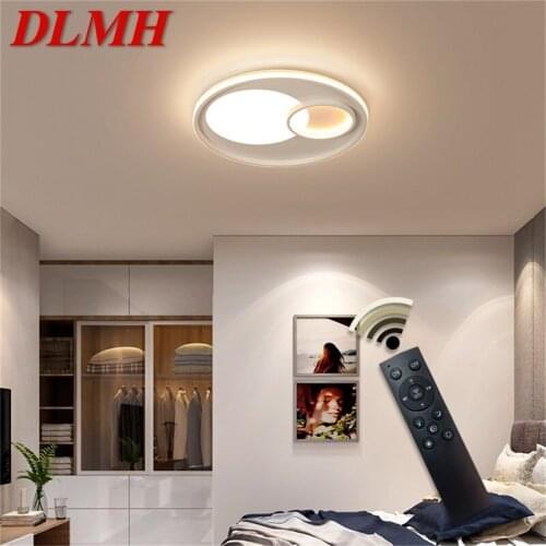 DLMH Ceiling Light Fixtures with Remote Control Dimmable 220V 110V Modern Decorative For Home Living Room Dining Room Bedroom