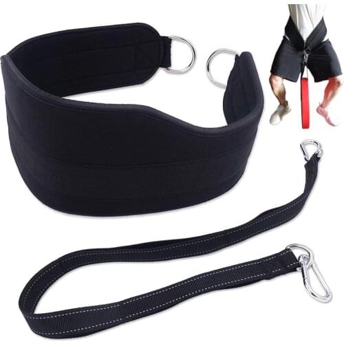 Fitness Weight Lifting Belt with Heavy Duty Strap Thick Neoprene Dip Belt Home Gym Pull Up Squat Crossfit Bodybuilding Training