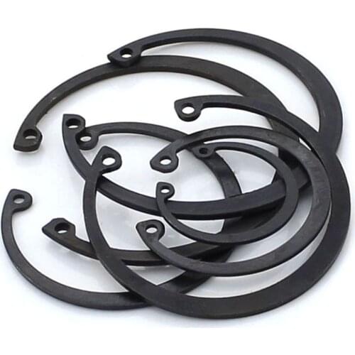 3-50Pcs Circlips For A Hole 65 Manganese Steel Hole Retaining Ring Bearing Retainer M8 M9 M10 M11 M12 M13 M14 M15 M16 M17-M72