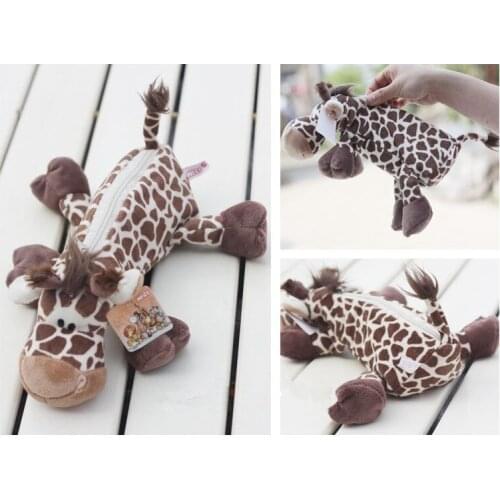 Super cute 1pc 25cm new forest sika deer plush school creative bag toy children gift
