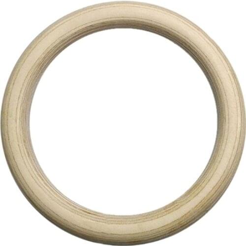 1pcs Gym Rings, Wooden Gymnastic Rings Fitness Heavy Duty Gym Training Ring M5TC