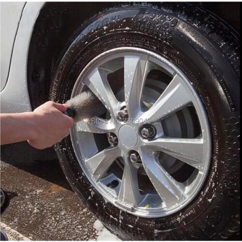 1PCS Car Wheel Tire Rim Scrub Wash Scrub Accessories for peugeot 208 kia sportage 2017 citroen c3 dacia duster renault audi a5