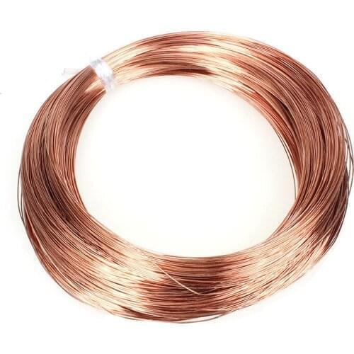 1mm 1.5mm 1.8mm 2mm 3mm 4mm 5mm 99.5% Pure Copper C11000 Cu-ETP Cu-ETP Wire Round Solid Uncoated 10 Meters/Roll