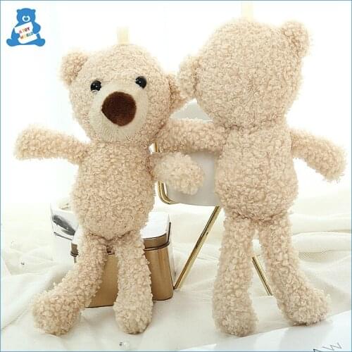 20CM Teddy Bear Stuffed Plush Toys Cute Fashion Pendant Dolls Schoolbag Key pendant Christmas Gifts Birthday Wedding Decor