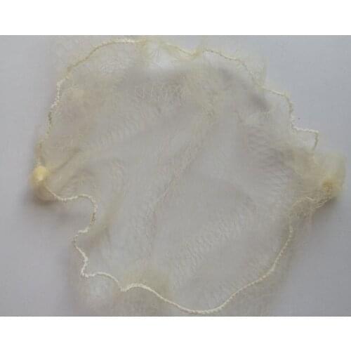 30pcs Beige Styling Net for Bun 20 inches Stretch Length 5mm Mesh Nylon Hairnets for Hair Caring