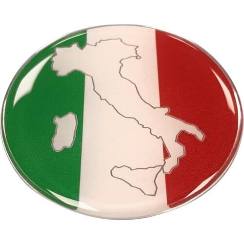 3D Motorcycle Tank Decals Italy Flag Italia Resin Stickers Case for Aprilia Ducati Vespa GTS GTV 250 300 LX S 125 Decals