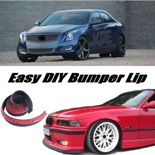 Bumper Lip Deflector Lips For Cadillac ATS 2012~2015 Front Spoiler Skirt For Car Tuning / Body Kit / Strip