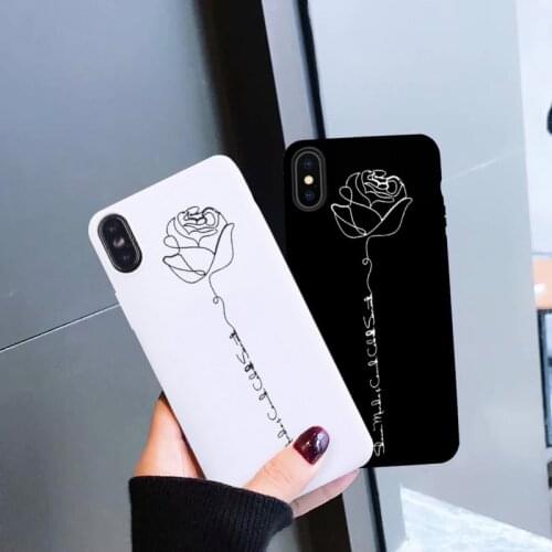 Jamular Shawn Mendes Camila Cabello senorita Phone Case For iphone 6s 6 7 8 plus X XS XR MAX Silicone Flower Candy Color Cover